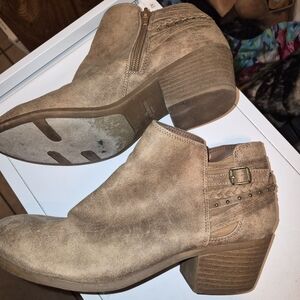 FERGALICIOUS By Fergie Tan Ankle Booties